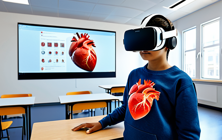 디지털 학습의 개인화 - Gamified Education Scene**

"A group of diverse, fully clothed students in a classroom setting, inte...