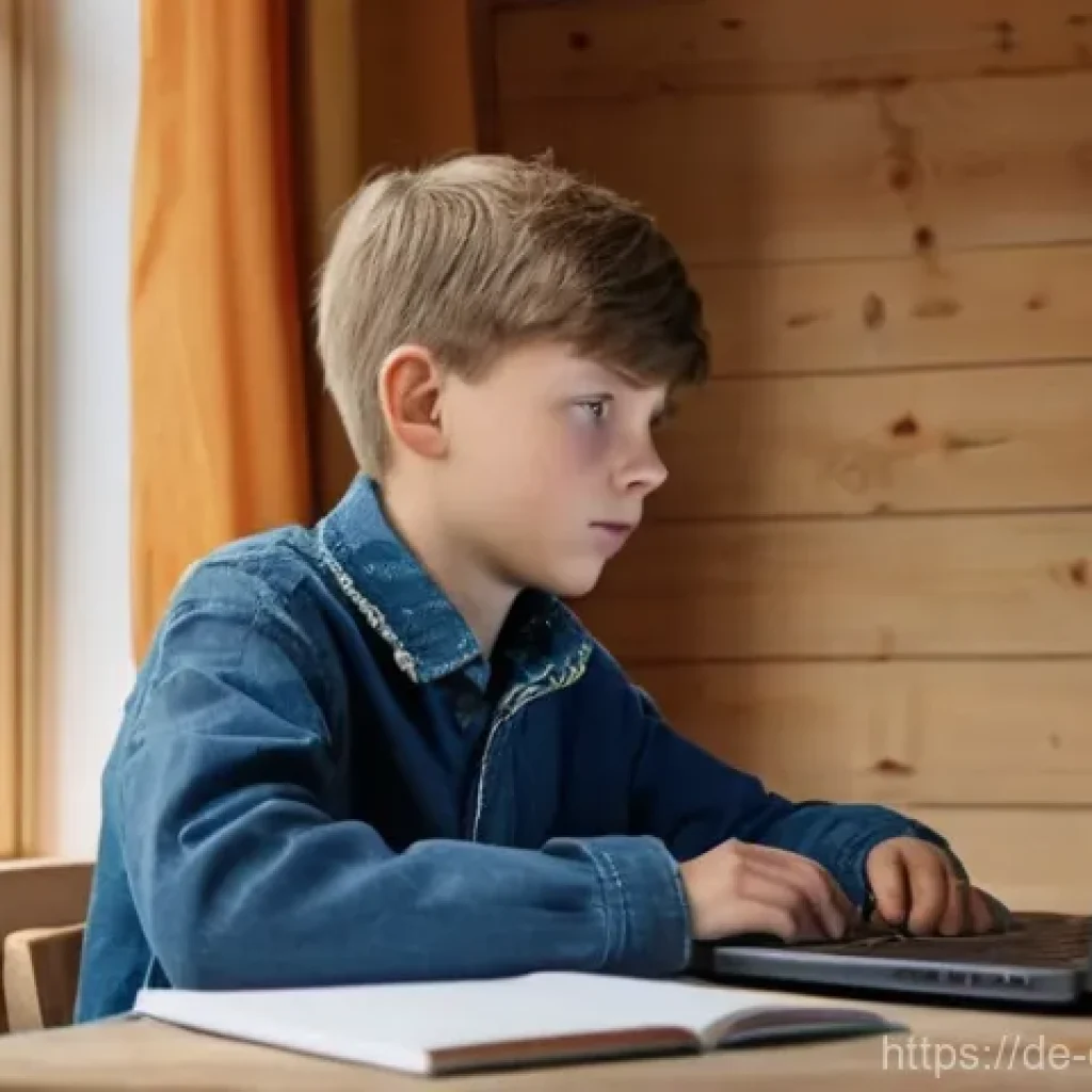 디지털 교육의 접근성 문제 - **Prompt 1: The Rural Digital Divide in Germany**
    An authentic, naturalistic photo of a young Ge...