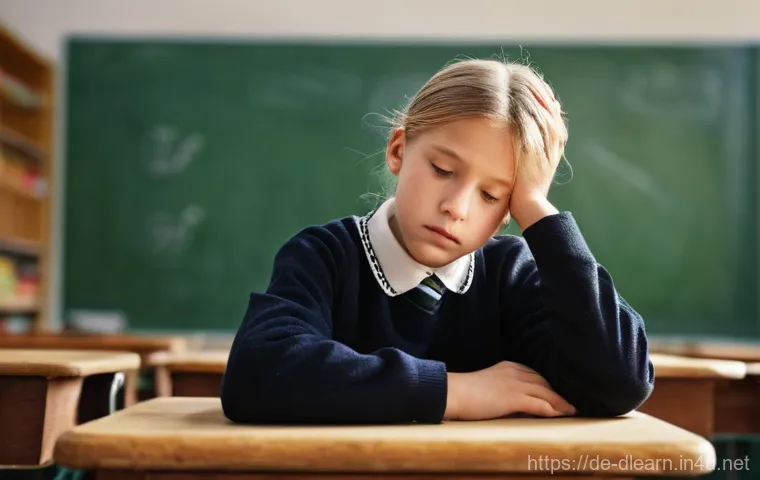 디지털 교육에서의 평가 시스템 - **Prompt 1: The Weight of Traditional Grades**
    A young German student, appearing around 14-16 ye...