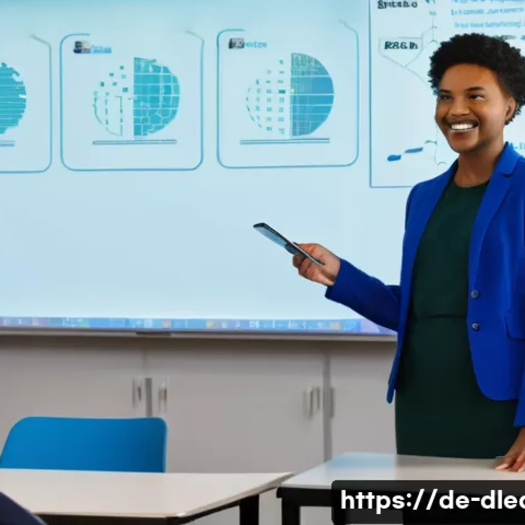 디지털 학습의 평가 방식 - **Prompt 1: A Modern Classroom Embracing Digital Assessment**
    "A vibrant and inclusive classroom...