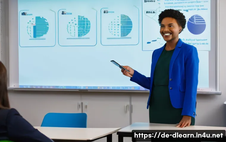 디지털 학습의 평가 방식 - **Prompt 1: A Modern Classroom Embracing Digital Assessment**
    "A vibrant and inclusive classroom...