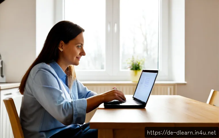 Home 17 유연한 학습 시간 - Photorealistic flexible learning schedule scene in a bright modern German apartment, mature adult st...